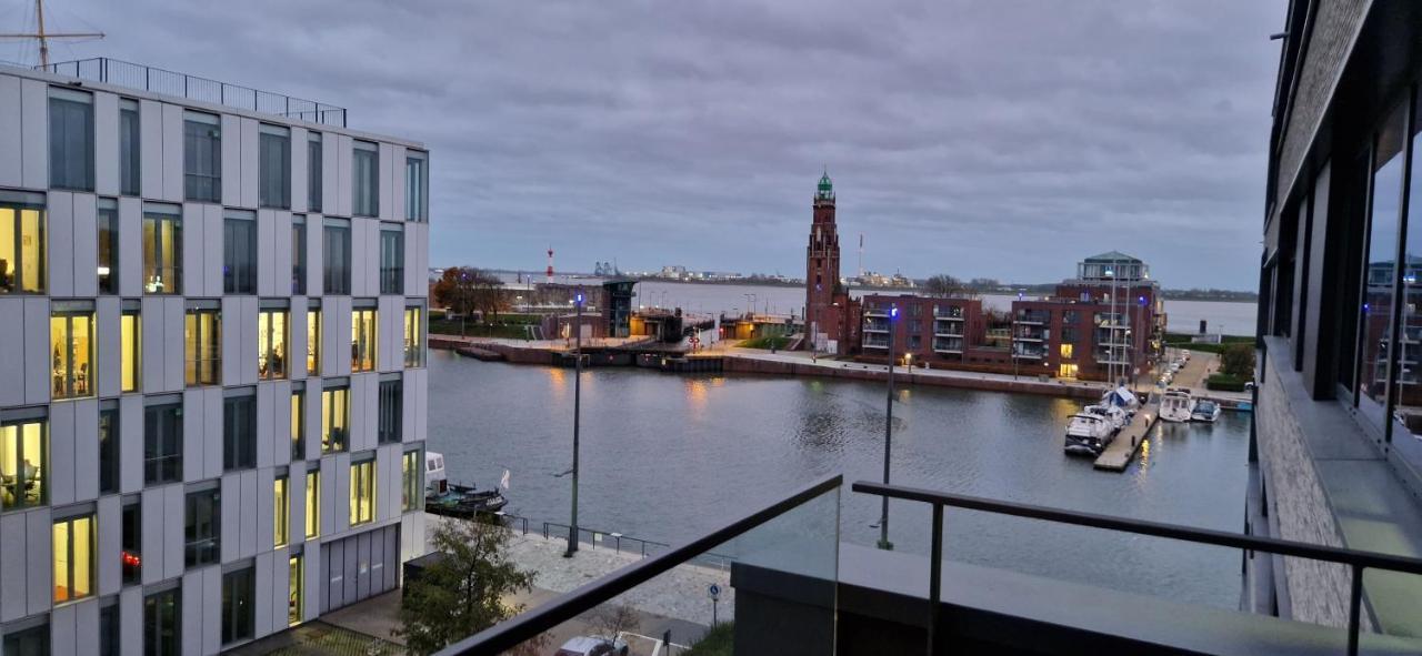Homey Apartments Harbor Suite - Parking Two Bathrooms Netflix Sea View Bremerhaven Exterior foto